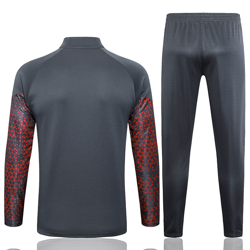 Chaqueta de Manchester City 2023/2024 Gris/Rojo
